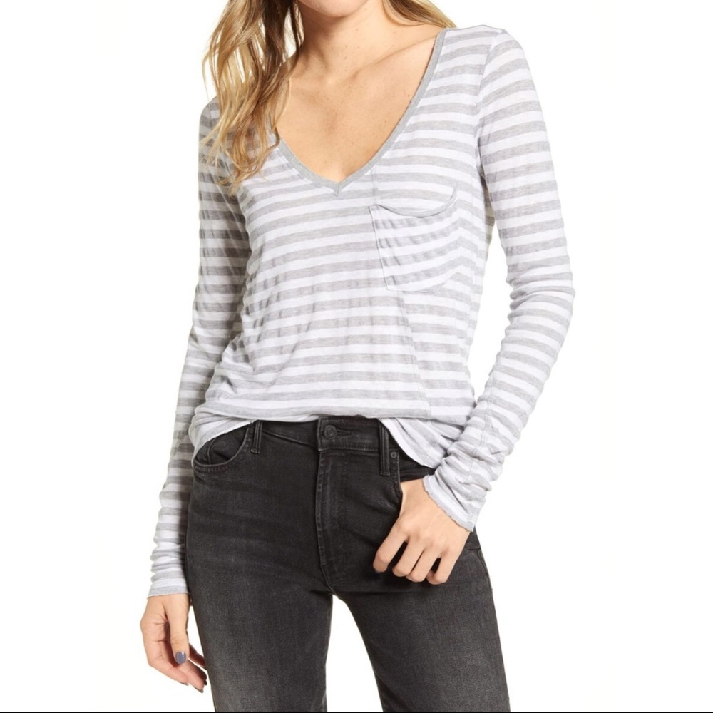 n:Philanthropy Cypress Long Sleeve Striped Tee